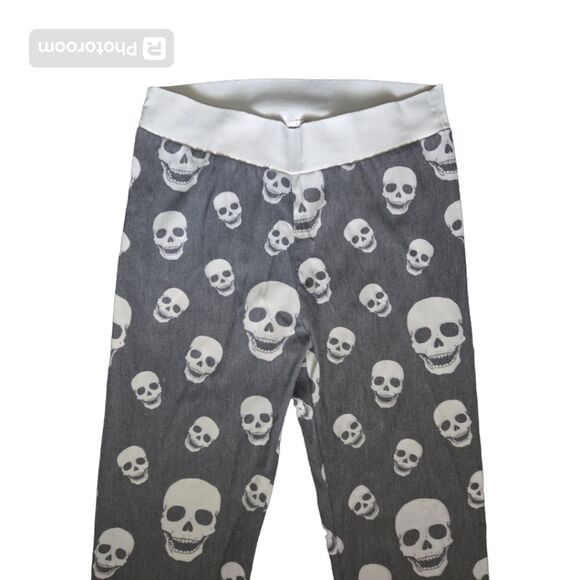 Skull Print Jegging Pants - Picture 4 of 8